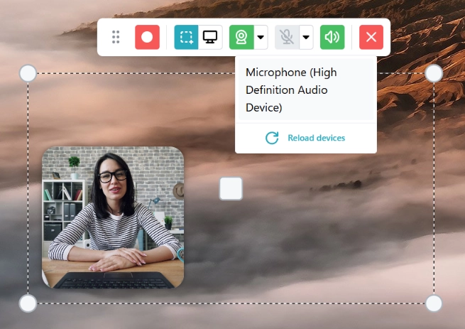 <strong>Record</strong> your screen & webcam